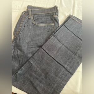 Dark wash Levi’s jeans